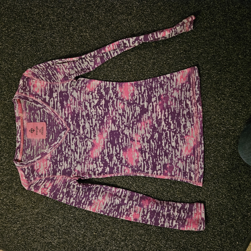 Pink and Purple Knit Sweater